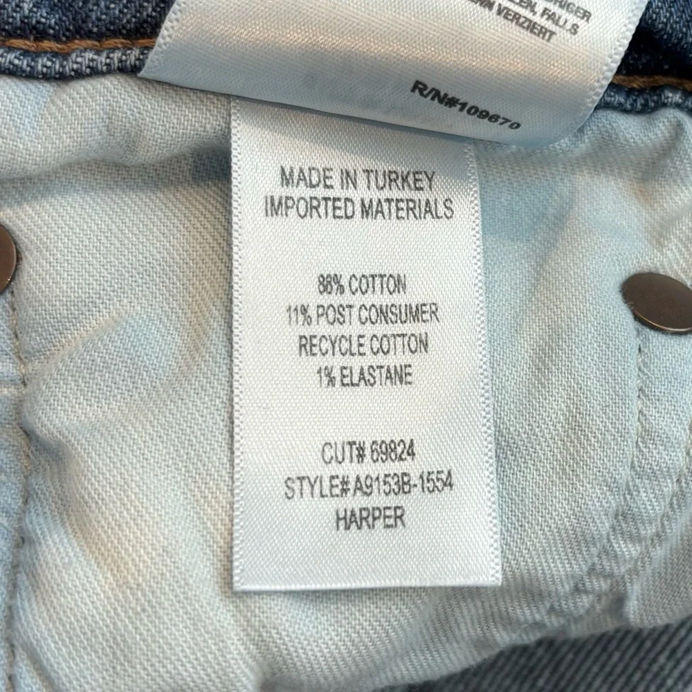 Agolde Harper High Rise Crop Jeans Size 27 - Picture 5 of 6